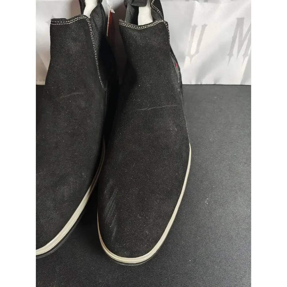 STACY ADAMS Men's 11.5 Tigran Black Men's Chelsea Boot NWT Blemishes